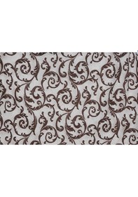 Resim Sultan 2 Acı Kahve Renk Hazır Dikilmiş Pileli Fon Perde 75x260 Cm 