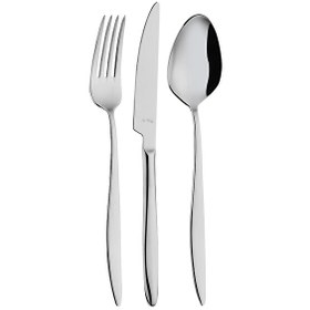 Resim Aryıldız Elegant Krom 89 Parça 12 Kişilik Çatal Kaşık Bıçak Takımı 