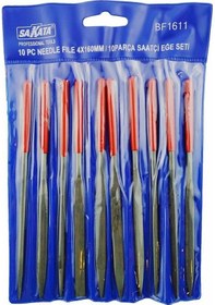 Resim Sakata 16114 Saatçi Eğe Takımı 10 Parça 4X160 Mm 