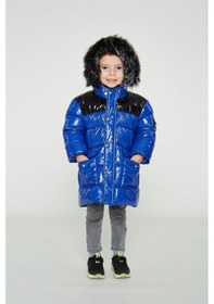 Resim Benitto Kids Erkek Çocuk Mont 1242-saks - Mavi Saks 