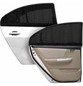 Resim Ankaflex Oto Arka Yan Cam Için Güneşlik Perde Araç Kapı Perdesi (2 Adet) 