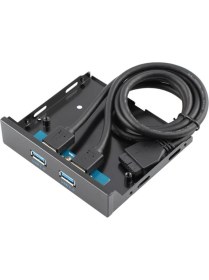 Resim Alfais 5028 3.5 inç 2 Port Usb 3.0 Dahili Floppy Disket Ön Panel Yuvası 