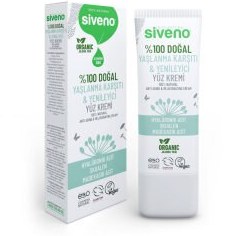 Resim Siveno %100 Doğal Yaşlanma Karşıtı Yüz Kremi 30 ml 