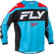 Resim Erkek Uzun Kollu Motosiklet Forması - Fly Racing Tasarımı, Nefes Alabilen Polyester, Hızlı Kuruyan, Yansıtıcı ve Dayanıklı Dış Mekan Sporları ve Bisiklet için, Motosiklet Yarış Ekipmanı | Spor Tasarımı Gömlek | Yansıtıcı Öğeler, Yarış Ekipmanı 
