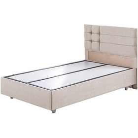 Resim Viyana İkili Set, Viyana Tek Kişilik Baza Başlık Seti Krem 90 x 200 