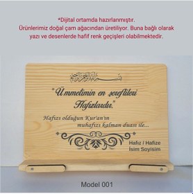Resim Münzevi Masaüstü Ahşap Rahle/tablet/kitap Tutucu 