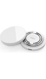 Resim Kablosuz Şarj Aleti Wiwu WI-W027 Standlı Magsafe Şarj Özellikli 15W Beyaz 