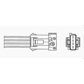 Resim NGK 0384 (OZA659-EE10) Oksijen Sensoru OZA659EE10 (WM363154) 