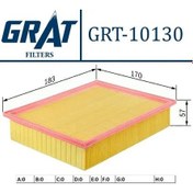 Resim Grat 10130 Hava Filtresi 71743887 