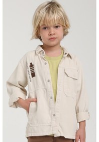 Resim Xo Kids Erkek Çocuk Gömlek 1-4 Yaş 2551 Taş Rengi 