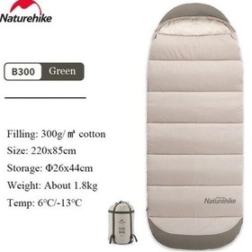 Resim Naturehike B180 Uyku Tulumu -8 C Derece yeşil 