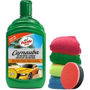 Resim Turtle Wax Carnauba Sıvı Cila Boya Koruyucu 500 Ml Bez Turtle Wax