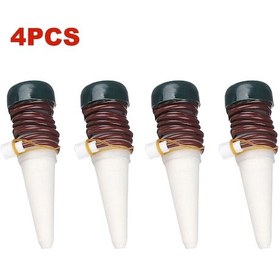 Resim Xiyyadms 4 Adet Seramik Otomatik Sulama Aleti - Bitki Su Dağıtıcı, Sürekli Nem Sağlayıcı Borulu Sistemi 