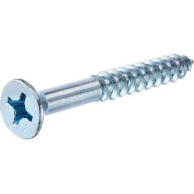 Resim Aesco The Group 40037 6-Inç x 2-1/2-Inç Düz Başlı Phillips Ahşap Vida, 100'LÜ Paket, Çinko 