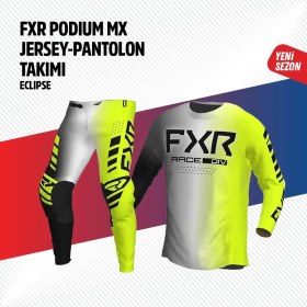 Resim Fxr Gri Sarı Jersey Pantolon Takımı 