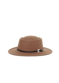 Resim Berellini Kaşe Kaşmir - Unisex Geniş Fotör Taba Bej 