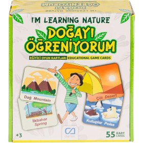 Resim MCM Group CAEGT-5053 Doğayı Öğreniyorum Eğitici Oyun Kartları 