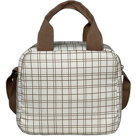 Resim Stylo Bye Bye Lunch Omuz Askılı Beslenme Çantası ve Termos Yemek Taşıma Çantası Bej 