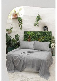 Resim River Strom Çift Kişilik Pike Seti A. Kahverengi - Gri - Pembe 