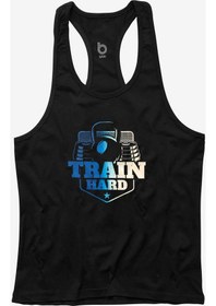 Resim Bluu Trainhardx Fitness Gym Tank Top Sporcu Atleti (532942133) 