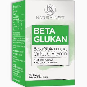 Resim Natural Nest Beta Glukan 30 Kapsül 