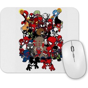 Resim Baskı Dükkanı Spider Man Face Örümcek Adam Mouse Pad 