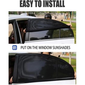 Resim Ankaflex Araba Araç Oto Yan Cam Güneşlik Örtü Perde Kılıf Güneşliği Araba Anne Bebek Emzirme Perdesi 