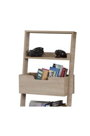 Resim PASİFİC HOME Low Oyuncak Dolabı Montessori Raflı Kitaplık, Açık Meşe 