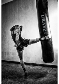 Resim 180 Cm X 40 Cm Salon Tipi Profesyonel Boks Kum Torbası Siyah 