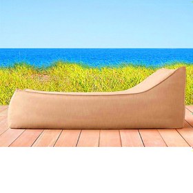 Resim Şezlong Armut Yatağı Sunbed Sütlü Kahverengi 