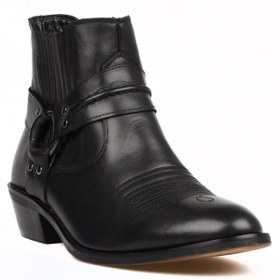 Resim FootCourt Siyah Erkek Kovboy Botu (GRİNGO) 