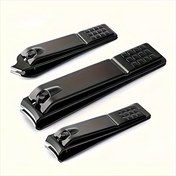 Resim 3 Adet Paslanmaz Çelik Tırnak Makası - Keskin ve Dayanıklı Bıçaklar, Rahat Tutuş için Ergonomik Saplar, Doğru Kesim Tasarımı ile Hassas Budama, El & Ayak Tırnak Bakımı, Ev & Profesyonel Kullanım için Klasik Stil, Şık Tırnak Makası | Sağlam Yapı, Tırnak Teknisyenleri Malzemeleri 