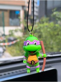 Resim Esey Dizayn Ninja Kaplumbağalar Donatello Araba Dikiz Ayna Süsü - Vantuzlu Cam Süsü 