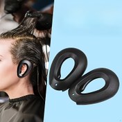Resim 2 adet /1 çift Salon Saç Boyama Kuaförlük Kulak Kapakları Siyah Kulaklıklar Lekeden Koruyan Kulak Koruyucular Saç Boyama Şekillendirme Araçları 