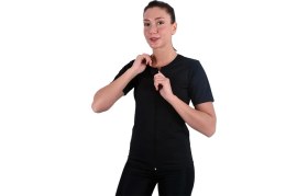 Resim Secret Moda Fermuarlı Kısa Kollu Terleten Sauna Eşofman Takımı 