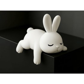 Resim SHHOBİ Sevimli Uyuyan Tavşan – Özel Tasarım - Lazy Edge Beasts Figürü 