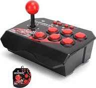 Resim Shanrya PC Street Fight Controller, Konfor ve Ergonomics Arcade Oyun Aksesuarları PS3 için PC için Kablolu Oyun Salonu Joystick 