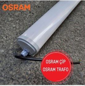 Resim Osram Ledli Sıva Üstü Etanj Tavan Armatürü 120Cm 60W Yüksek Lümen Beyaz 