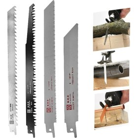 Resim Proxtech Pürüzsüz Keskin Tilki Kuyruğu Testeresi Kemik Et Demir Ağaç Plastik Kesme 4'lü Set 