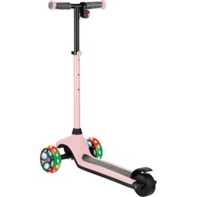 Resim Globber One K E-Motion 4 Plus Işıklı Elektrikli Scooter 80W Motor Gücü Pastel Pembe Tasarım 