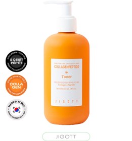 Resim Jigott Kolajen ve 5 Çeşit Peptit İçeren Canlandırıcı Tonik Collagen Peptide Toner 