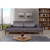 Resim Perla Sofa Jest Üçlü Koltuk Babyface Gri 