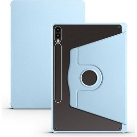 Resim Samsung Galaxy Uyumlu Tab S9 Plus Kılıf Termik Kalem Bölmeli Dönebilen Standlı Kılıf 