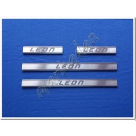 Resim Seat Leon Krom Kapı Eşiği 2012-2019 4 Parça Paslanmaz Çelik (448896656) 