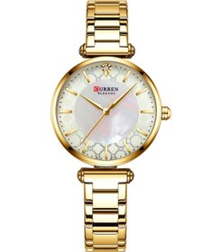 Resim Fosenze Curren 9072 Kadın Kol Saati - Paslanmaz Çelik Kordon, Mineraller Cam Lens, 3 Atm Su Geçirmezliği, Kesin Kvartz Hareketi Çok Renkli 