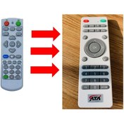 Resim ATAELEKTRONİK View Sonic Pa305w / Pa500 / Pa503w / Pg700 / Ps500 / Ps501 / Vs16907 Projeksiyon Kumandası 