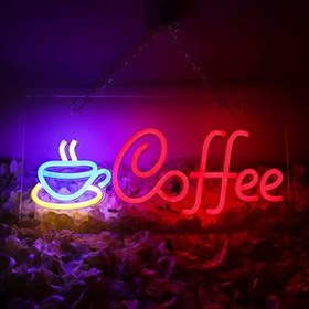 Resim Duvar Dekoru için Kahve Neon Tabelaları Kahve Barı için Led Işıklar Led Tabela Oda Dekoru Estetik Oturma Odası Bistro Kafe Dükkanı Erkek Mağara Partisi Noel ve Cadılar Bayramı Led Sanat Duvar Dekoratif Işıklar Sevgiliye Benzersiz Hediye, 5V Usb Gücü 