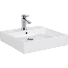 Resim Creavit Next 50 x 50 CM Setüstü Düz Kare Lavabo N x 255 