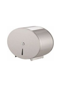 Resim Paslanmaz Tuvalet Kağıt Dispenseri Jumbo Mini 430 Kalite Q21 cm 