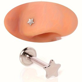 Resim Parti Aksesuarları] Şık & Seksi Çinko Alaşım Dudak Çivileri - Yıldız, Ay ve Kalp Şekilleri | Günlük Kullanım & Partiler için Şık Metalik Bitiş | İdeal Sevgililer Günü Hediyesi 